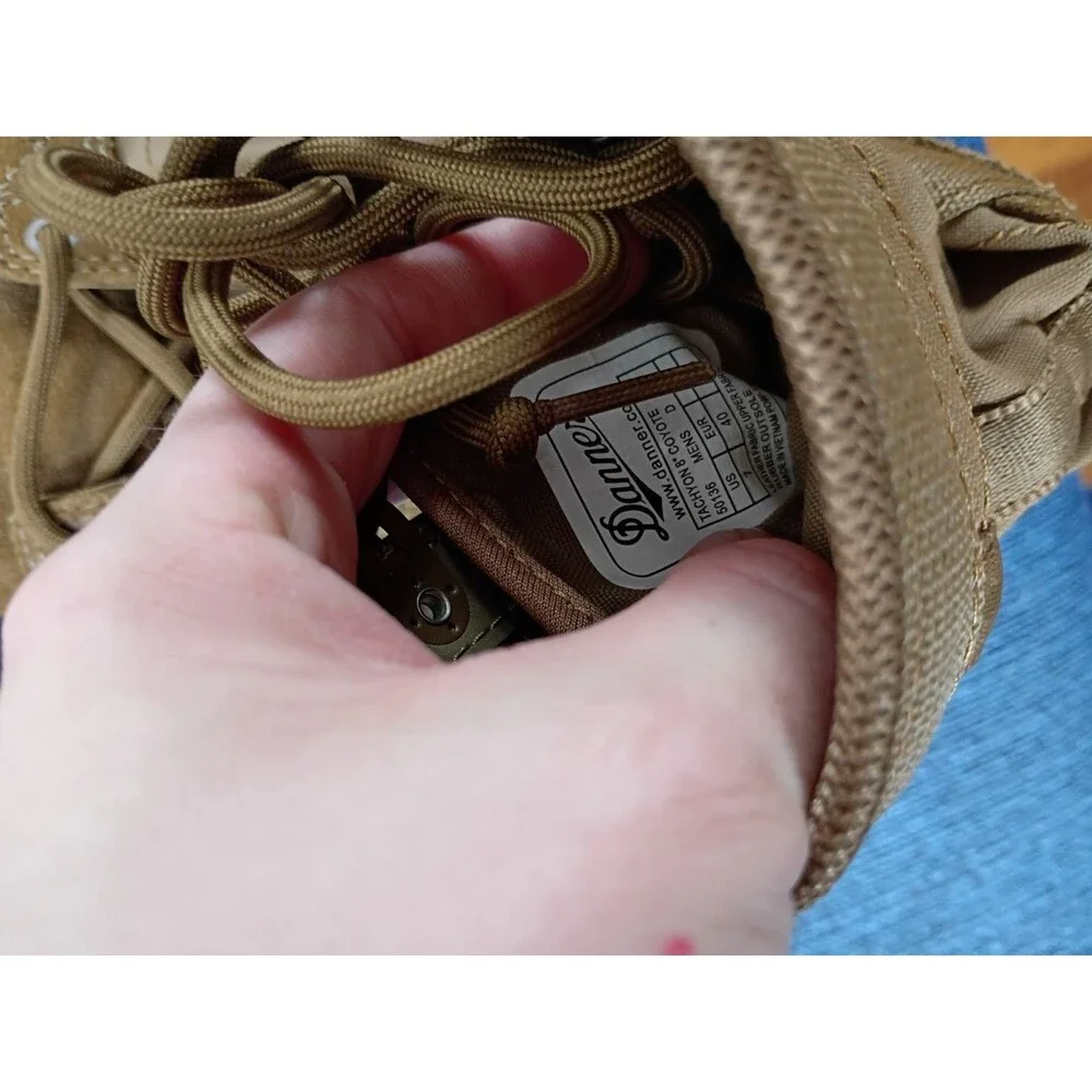 Danner Men's Tachyon 8" Leather Lace Up Boots-Coyote Brown-Size: 7D Mens 40 EUR - Picture 5 of 5